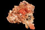 Orange Creedite Crystal Cluster - Durango, Mexico #84222-1